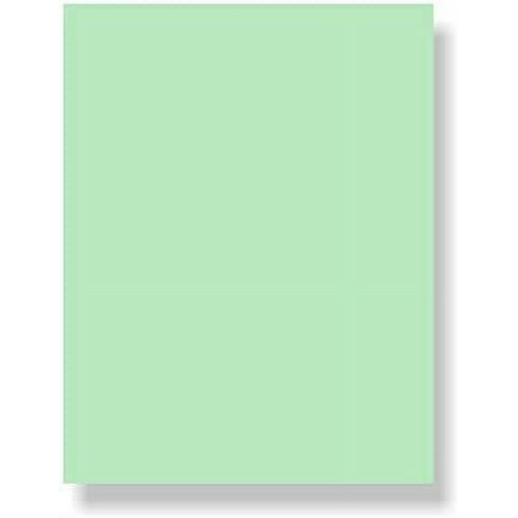 67 Lb. Cover Card Stock, 8-1/2 x 11" Letter Size, 50 Sheets Per Pack GREEN