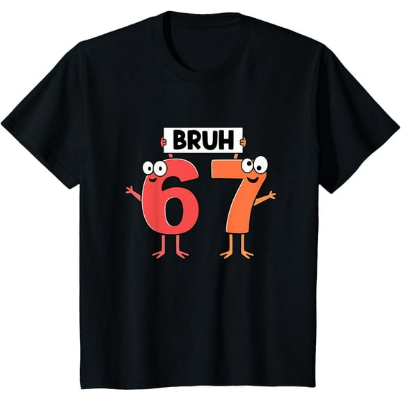 67 Meme Saying Bruh for Boys Girls Kids Six Seven Bruh T-Shirt