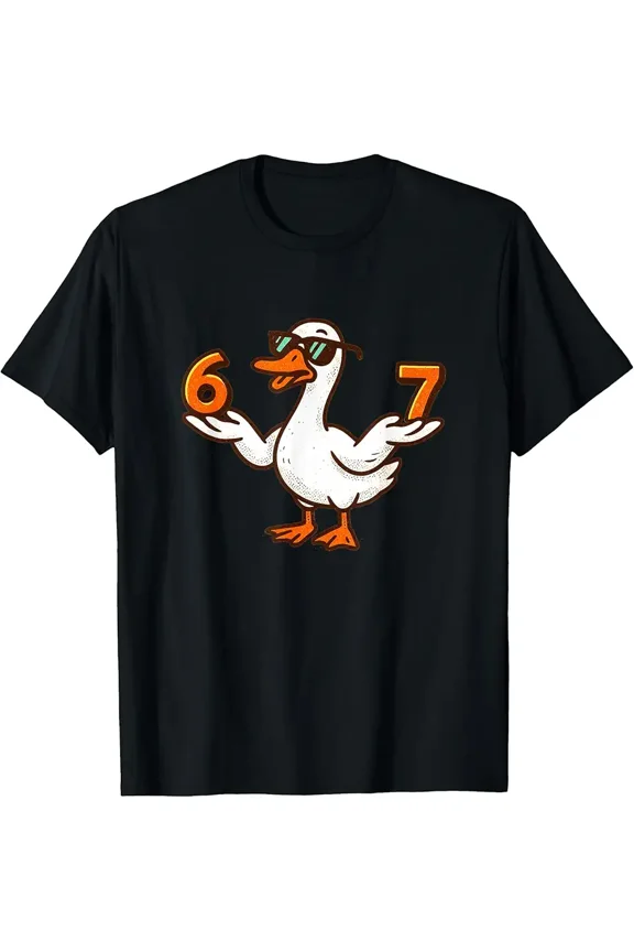 67 Meme Silly Goose 6 7 Funny Six Seven 6-7 Gen Alpha Slang T-Shirt