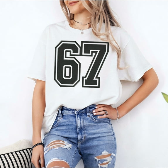 67 Meme Six Seven 6 7 Meme Design 6 7 T-Shirt, Trending Meme Saying 6 7 for Men Women T-Shirt, Multicolors, Size S-5XL