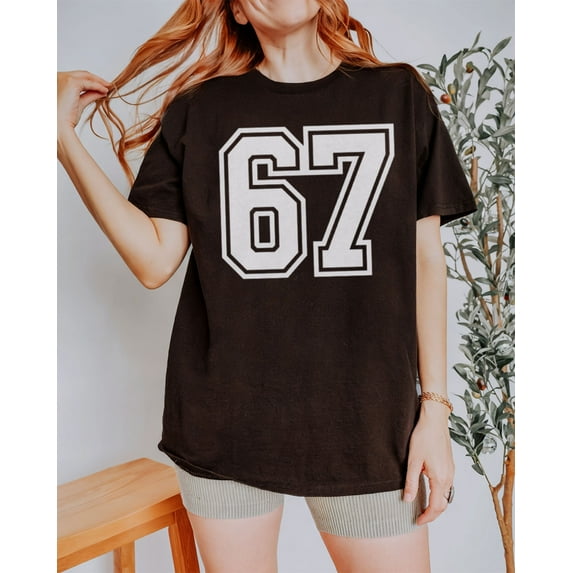67 Meme Six Seven 6 7 Meme Design 6 7 T-Shirt, Trending Meme Saying 6 7 for Men Women T-Shirt, Multicolors, Size S-5XL