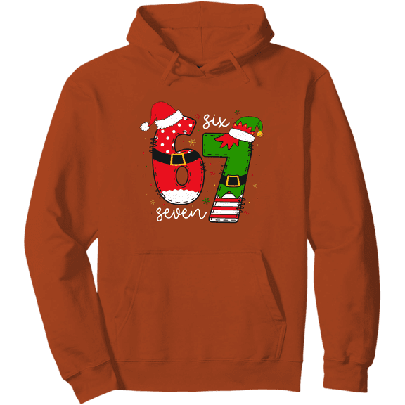 67 Meme Six Seven Christmas Holiday Hoodie ,Full Sizes S-5XL