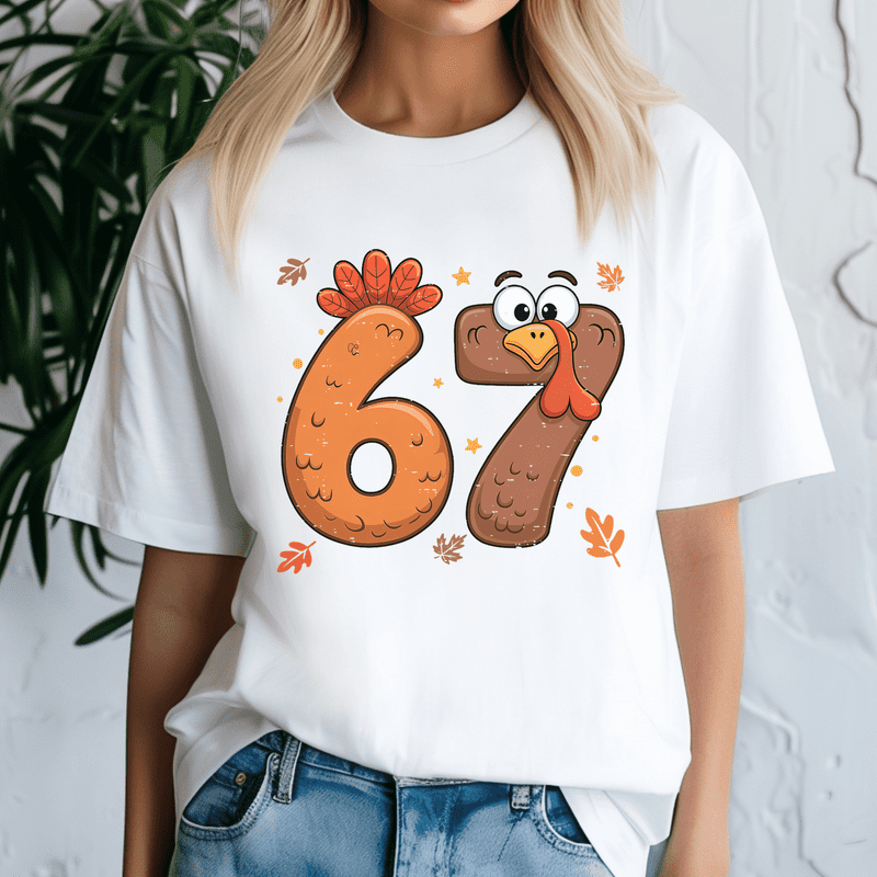 67 Meme Turkey, 67 Thanksgiving Shirt, Turkey Day Tshirt, Holiday Gift ...