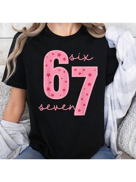 67 Meme Unisex T-Shirt, Sizes S-5XL, Gategoo