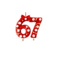 thumbnail image 1 of 67 Ornament,Six Seven Christmas Ornament 2025,67 Christmas Ornament,2D Acrylic Santa Hat 6 7 Meme Christmas Tree Ornament,Funny 67 Teen Slang Ornaments, 1 of 5