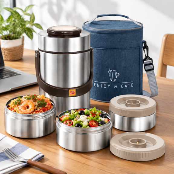 67 Oz Stainless Steel Vacuumulated Food Jar