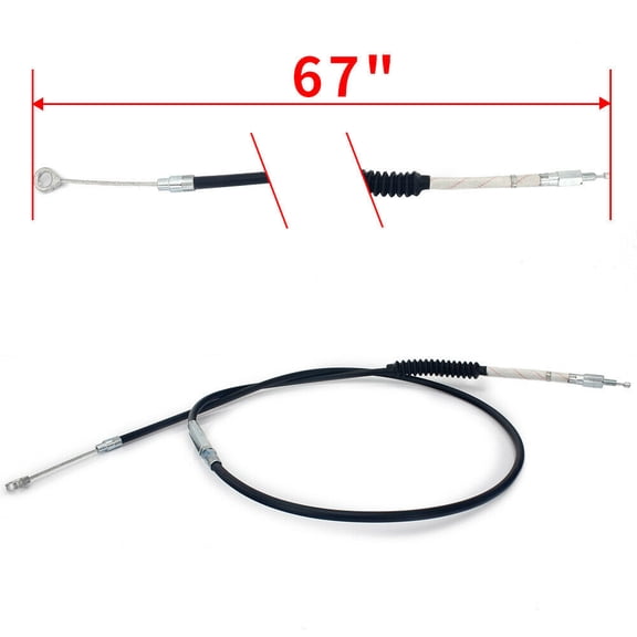 67" PVC Clutch Cable for Harley Road King Glide FXDB FXD Softail Fatboy Heritage
