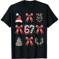 thumbnail image 1 of 67 Ribbon Christmas Tree Xmas Holiday Number 67 T-Shirt Shirts, 1 of 3