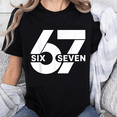 thumbnail image 1 of 67 Series Women’s Casual Short Sleeve Tee – Versatile Everyday Shirt, 1 of 7