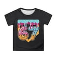 thumbnail image 1 of 67 Shirt Kids Ice Cream Cool Funny Number 6 7 T-Shirts Six Seven Shirts Boys Girls Clothes #03 Black & 10-11 Years, 1 of 4