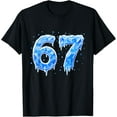 thumbnail image 1 of 67 Six Seven 6-7 Frozen Ice - Brainrot Meme Funny Adult T-shirt, 1 of 8