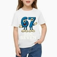 thumbnail image 1 of 67 Six Seven 6-7 - Funny Italian Brainrot Gaming Meme T-Shirt 𝓴𝓲𝓭𝓼 White, Casual Holiday Top For 𝓴𝓲𝓭𝓼 100, 1 of 7