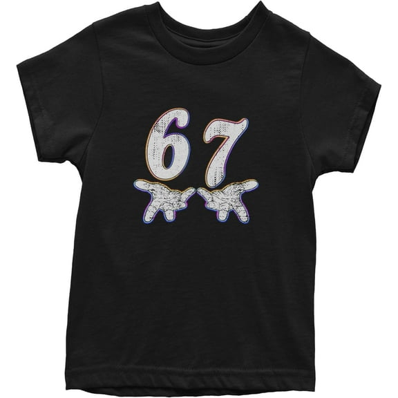 67 Six Seven Funny Kids Gaming Meme Boy Girl T-Shirt