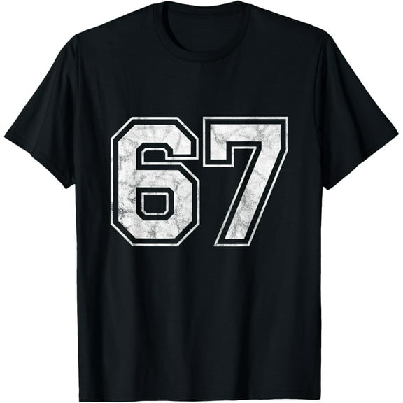67 Six Seven Funny Meme Women’s T-Shirt, Trendy Cute Graphic Tee for Daily Wear