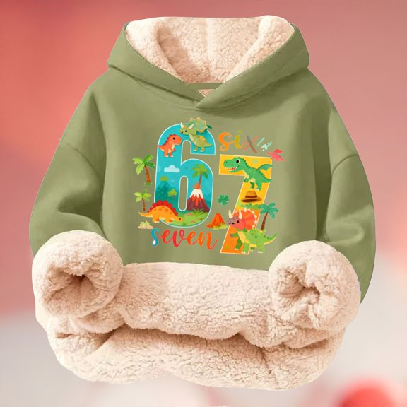 67 Six Seven Letter Sweatshirts For Kids Hoodies Sweatshirts Casual Colorful Printed Kids Hoodie Sweatshirt With No Pockets Color Design Youth Hoodie Gn2 110(3-4 Years)