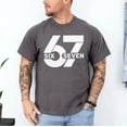thumbnail image 1 of 67 Six Seven Meme T-Shirt, Funny Saying Six Seven T-Shirt, Multicolors, Size S-5XL, 1 of 5