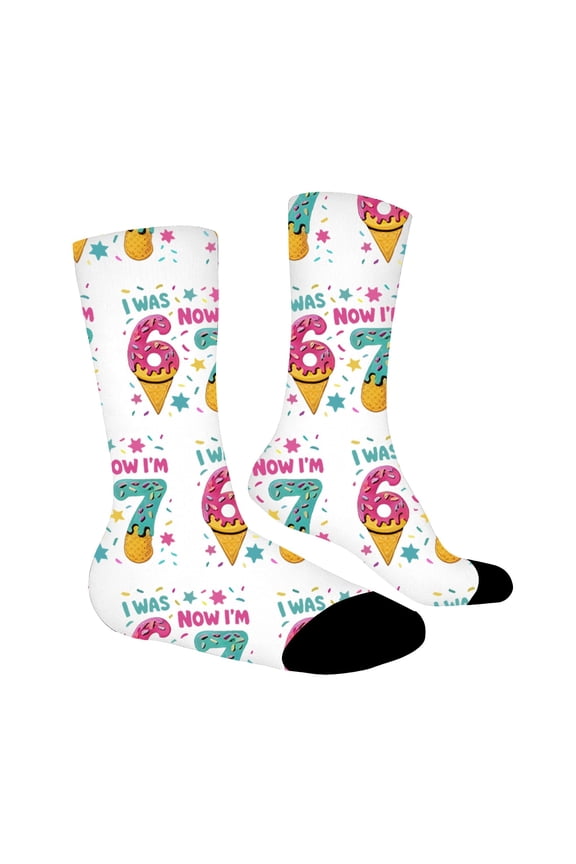 67 Socks 6 7 Meme Novelty Six Seven Crew Socks Funny Christmas Gifts For Men Women
