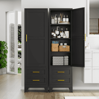 COZONY 11‑Drawer Dresser, Fabric Drawers, Shelves & Hooks, Metal Frame Storage Cabinet for Bedroom, Living Room, Hallway,Adecco