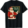 thumbnail image 1 of 67 Teacher Christmas Santa Six Seven Meme Brainrot Math Joke T-Shirt Shirts, 1 of 3