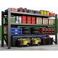 thumbnail image 1 of 67”W Garage Shelving Units, 5000LBS Storage Shelves Heavy Duty, 20" Deep Metal Shelving Rack, 3 Tier Large Tall Industrial Shelving , Adjustable Standing Shelf for Warehouse / Shop 67"W x 20"D x 63"H, 1 of 7
