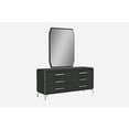 thumbnail image 1 of 67" X 20" X 32" Clear Glass or Stainless Steel Double Dresser Extension, 1 of 2