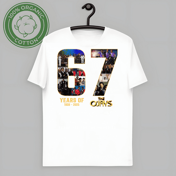 67 Years of 1958 2025 The OĂ¢â‚¬â„¢jays Thank You for The Memories Signatures shirt-TH66695