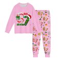 thumbnail image 1 of 67 shirt B'oys Themed Long Sleeve Pajama Cozy Holiday Print Loungewear For K'ids Festive Family Sleepwear Outfit Soft Blend Two Piece Pajamas For C'hildren, 1 of 3