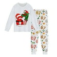 thumbnail image 1 of 67 shirt Festive Holiday Print Long Sleeve Pajama For K'ids Cozy Loungewear Soft Two Piece Outfit B'oys Nightwear Family Matching, 1 of 3