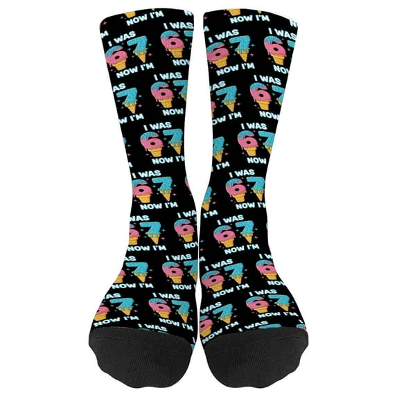 67 socks K'ids Sports Socks For Pattern Youth Crew Socks For C'hildhood 7 12 Years Old
