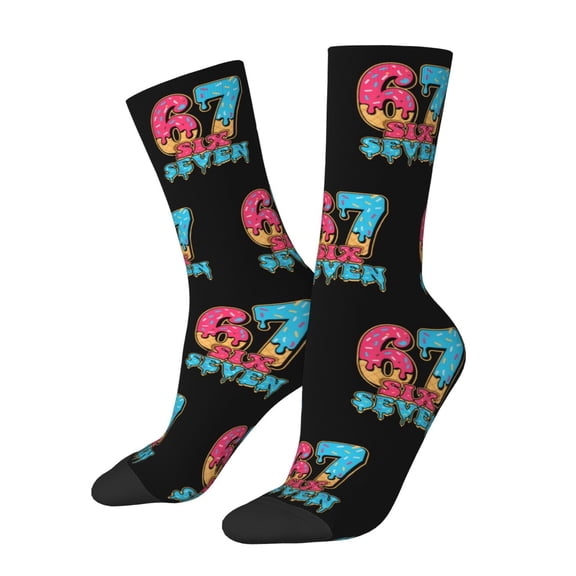 67 socks K'ids Sports Socks For Pattern Youth Crew Socks