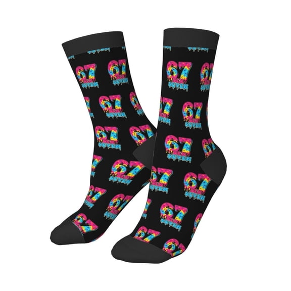 67 socks K'ids Sports Socks For Pattern Youth Crew Socks