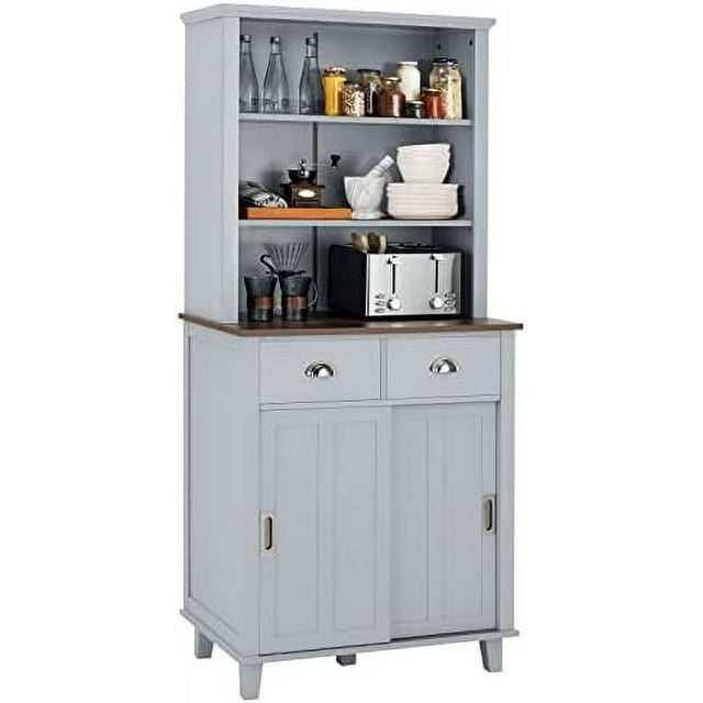 67\u201D Kitchen Pantry Freestanding Buffet Sideboard with 3