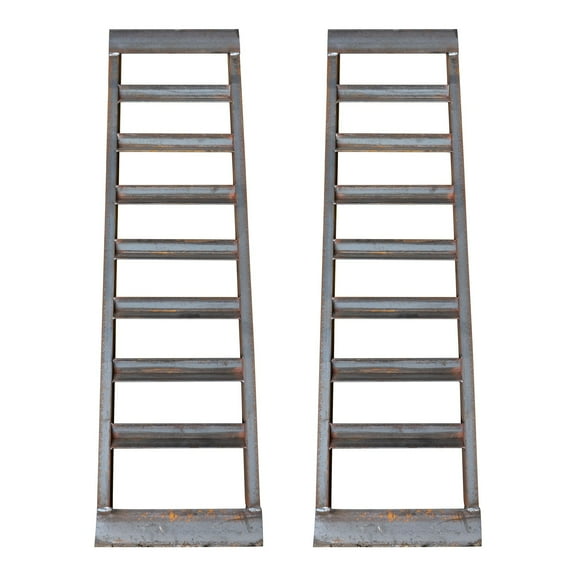 67" x 18" Heavy Duty Steel Loading Ramps (8,000 lb Capacity) 3" Channel, Pair (2)