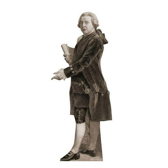 67 x 28 in. John Adams Cardboard Cutout