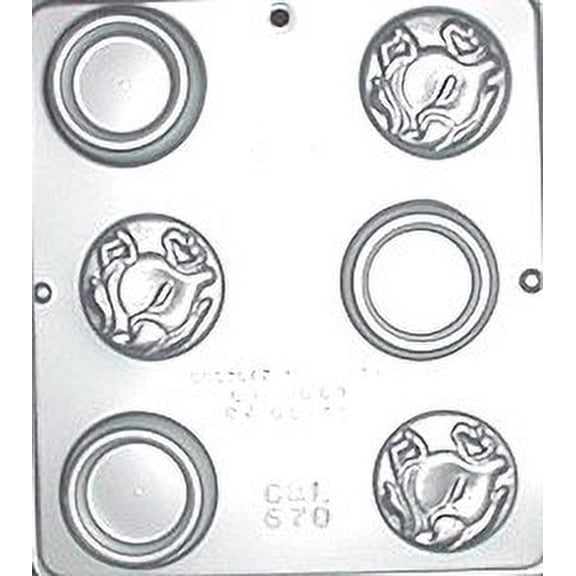 670 Box with Lilly Cover Chocolate Candy Mold