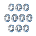 thumbnail image 1 of 6700-2RS Ball Bearings 10mmx15mmx4mm Double Sealed Chrome Steel Blue Cover P6 10pcs, 1 of 4