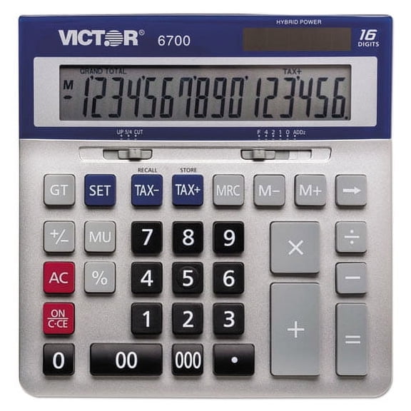 6700 Large Desktop Calculator, 16-Digit Lcd | Bundle of 2 Each