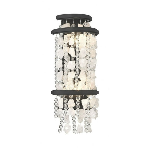 Minka Lavery - Shimmering Elegance - 2 Light Wall Sconce-18.25 Inches Tall and 4