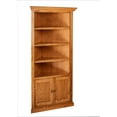 thumbnail image 1 of 6702D-6705D 27"W Mission Corner Bookcase with Lower Door, 1 of 2