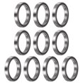thumbnail image 1 of 6704-2RS Deep Groove Ball Bearing,20 x 27 x 4mm Z2 Double Rubber Sealed Chrome Steel Bearings,Black,10 Pack, 1 of 5