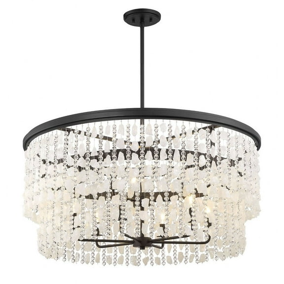 Minka Lavery - Shimmering Elegance - 9 Light Chandelier-17.25 Inches Tall and 36