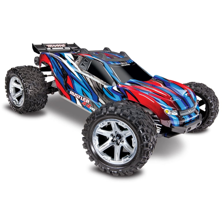 ◉IYKT4◉ Traxxas Rustler 4X4 VXL RC Car with Brushless Motor, Model 67076-4