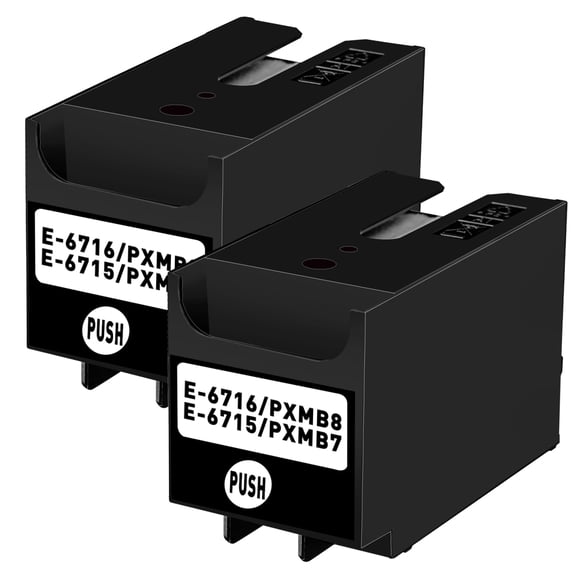 T6715 T6716 T671600 PXMB7 Ink Maintenance Box for WF3820 4820 4740 M5799 C5710 M5299 EC-4030 Printer(2 Pack)