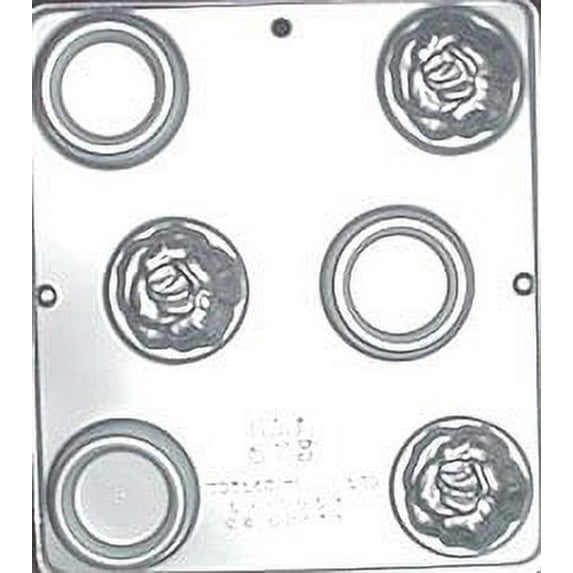 673 Box with Rose Cover Chocolate Candy Mold