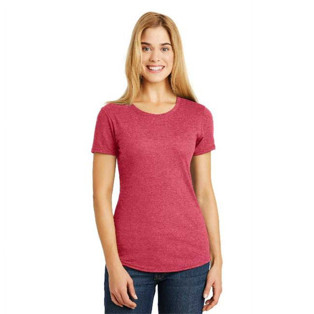 6750L Ladies Tri-Blend Tees, Heather Red - Medium - Walmart.com