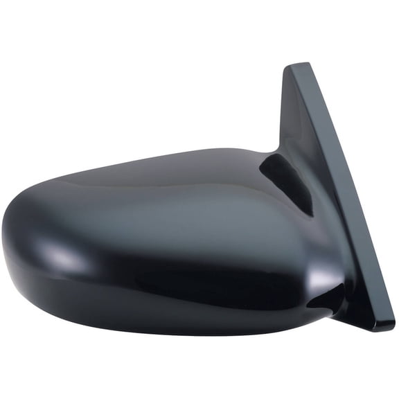 67519B - Fit System Passenger Side Mirror for 00-05 Mitsubishi Eclipse, black, non-foldaway, Manual Remote