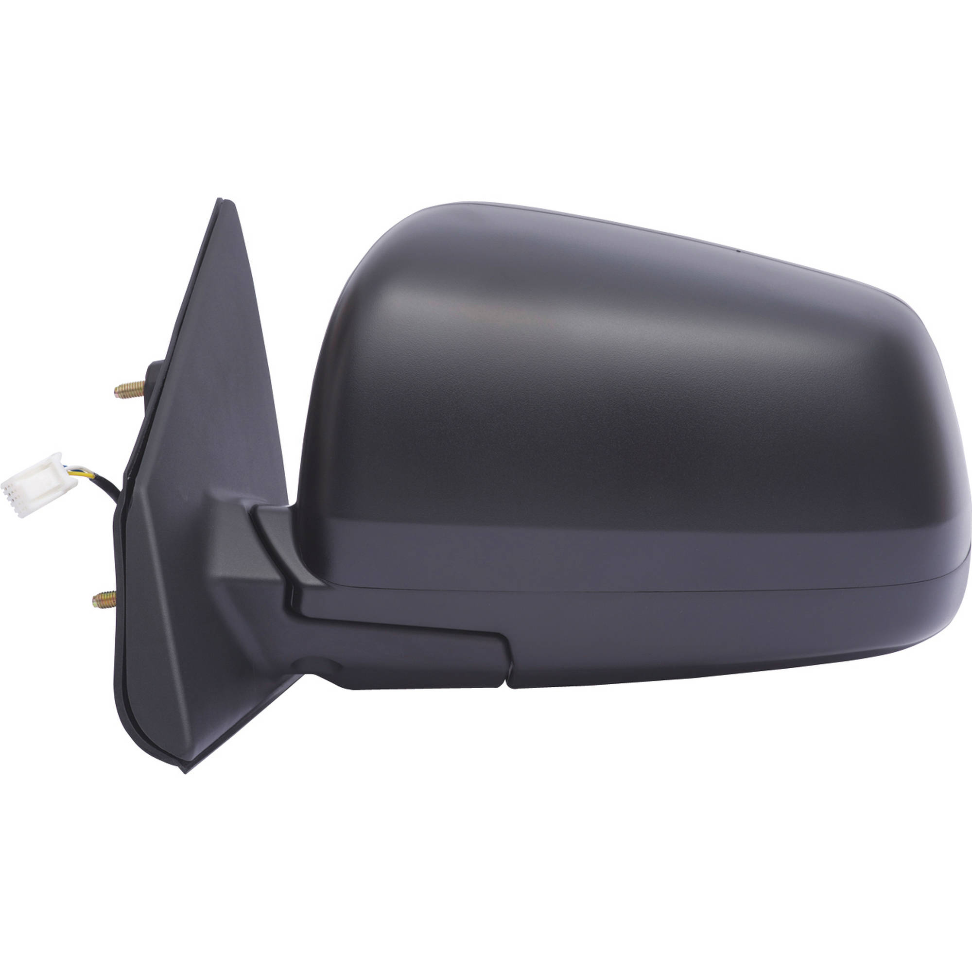 Mitsubishi Lancer ES Passenger Side Mirror - Power Adjustable, Black, Manual Foldaway