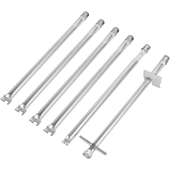 67557 Grill Burner Tube Kit for Weber Summit 460 & 470 Gas Grills, Stainless Steel, 6 Pack