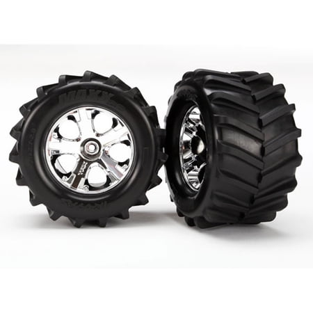 6771 Tires/Wheels Assembled Glued 2.8" (2)