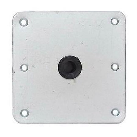 67729T 7 x 7 in. Stainless Steel Zinc Plate Threaded Seat Base
